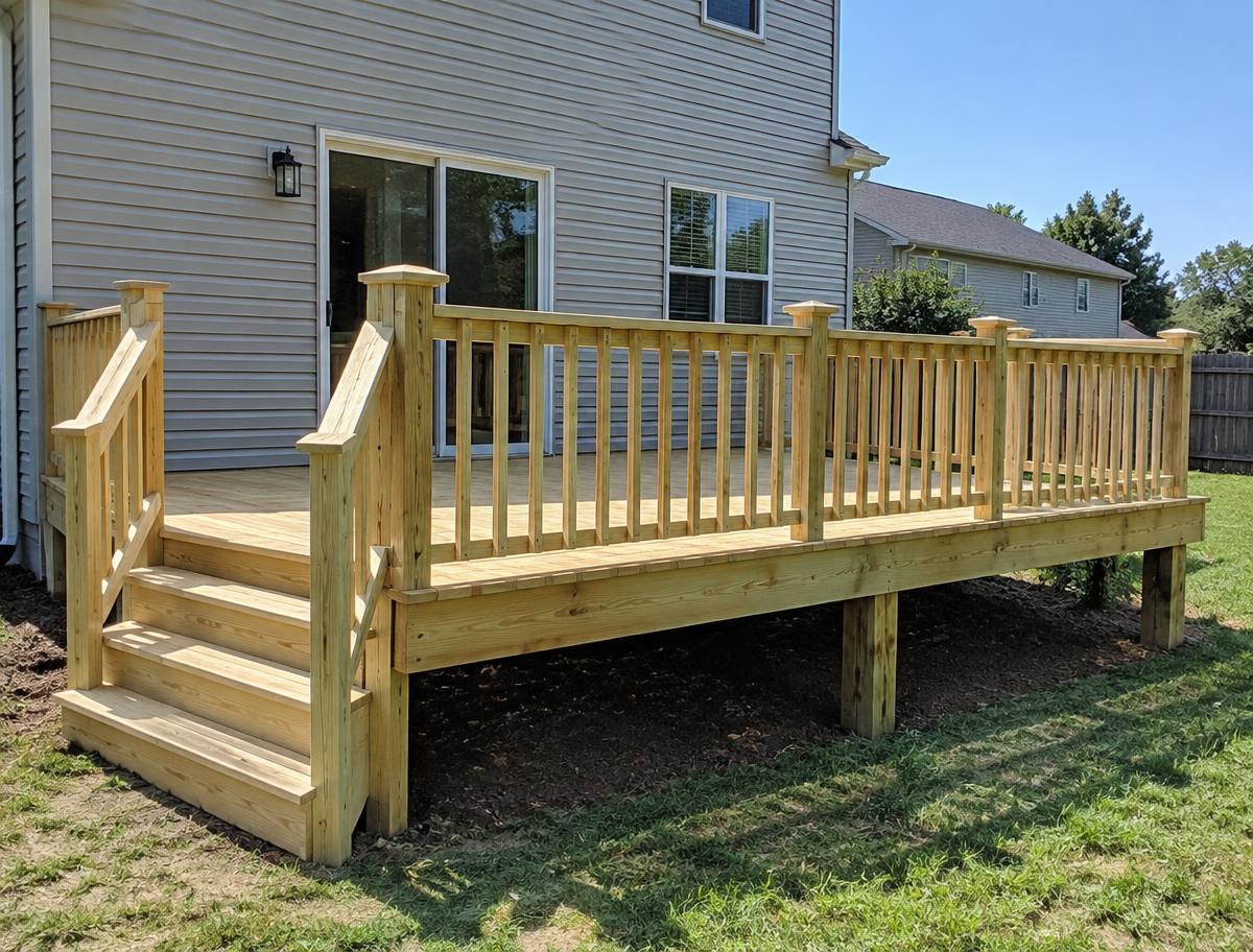 Deck build (AI example photo)